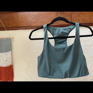 Girlfriend- Green Paloma Sports Bra- Size L